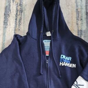 Dear Evan Hansen RARE "Connor" Navy Hoodie